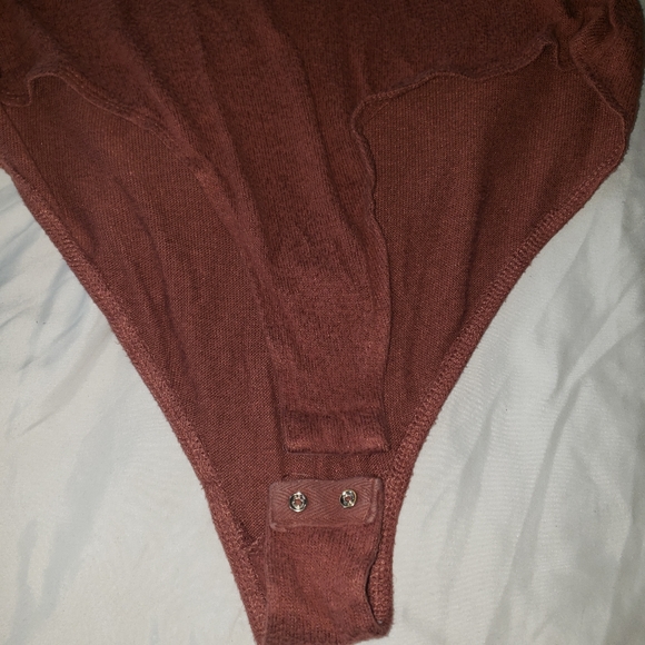Self E size Large bodysuit long sleeve Brownish - Picture 7 of 7